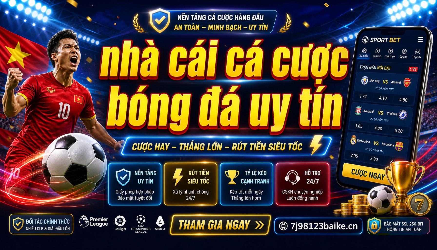 nhà cái cá cược bóng đá uy tín